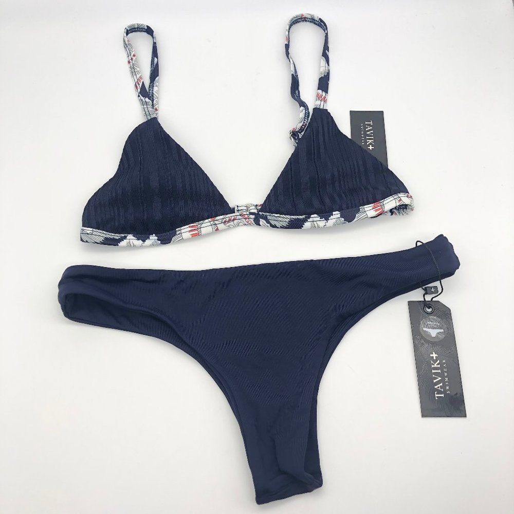 New Tavik Navy Blue Bikini - Size XS